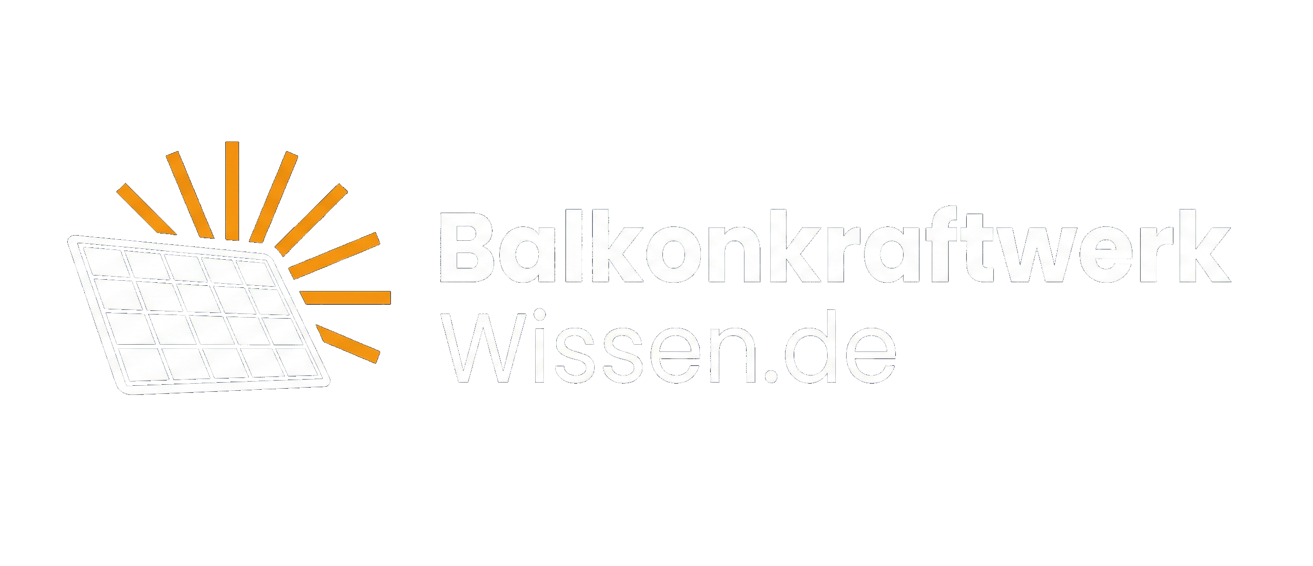 Balkonkraftwerk-Wissen.de Logo – Ratgeber für Balkonkraftwerke und Steckersolar