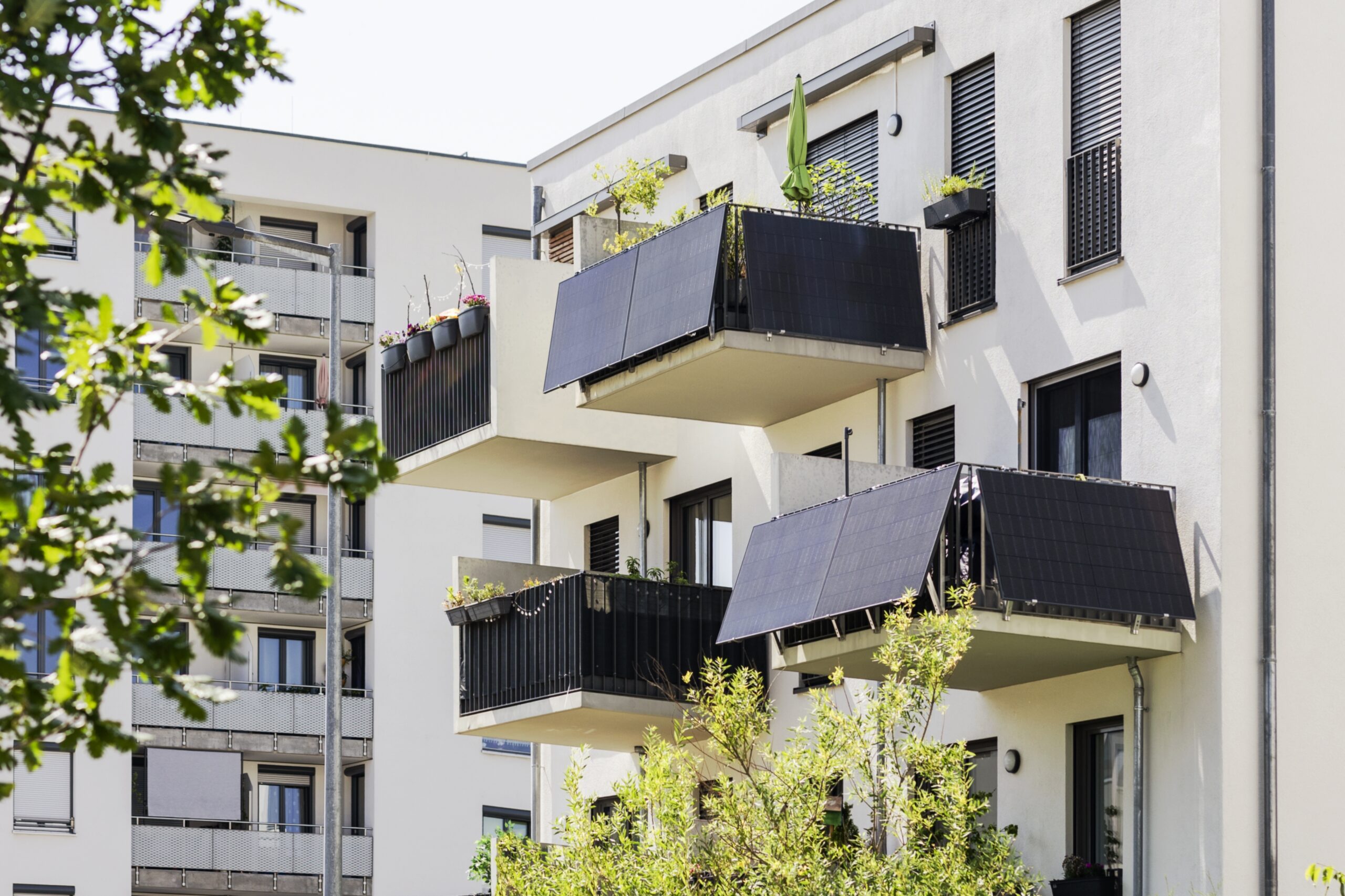 Balkonkraftwerk Mehrfamilienhaus
